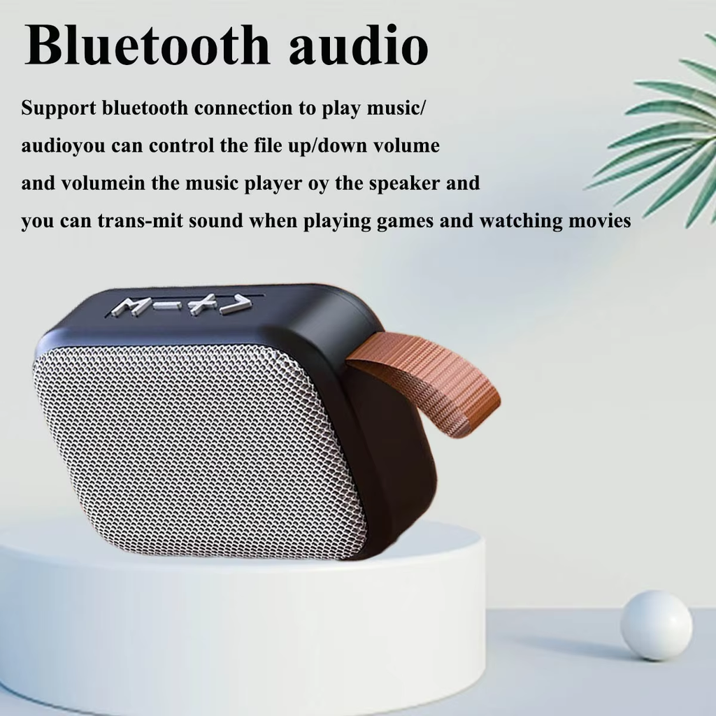 Altavoz Bluetooth portátil - Sonido estéreo Hi-Fi 3D