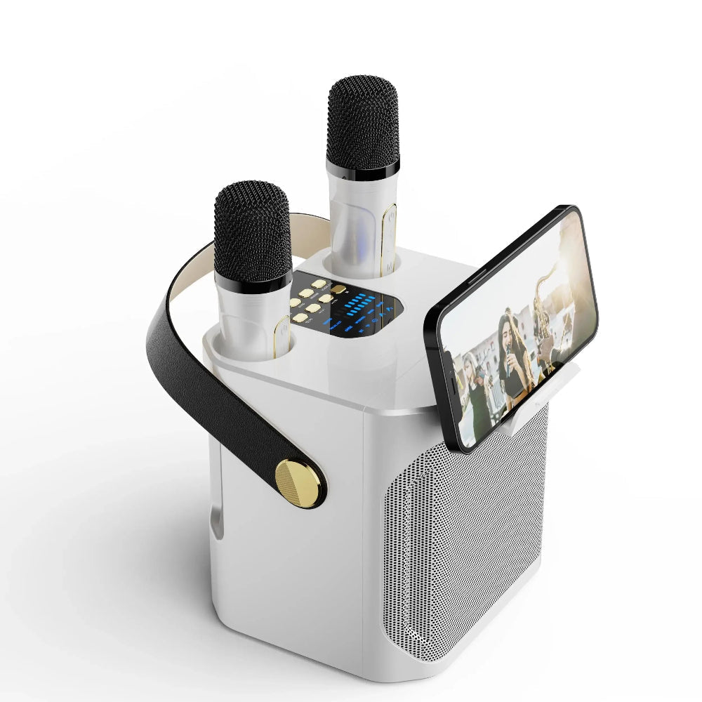 Altavoz Bluetooth portátil inalámbrico para karaoke