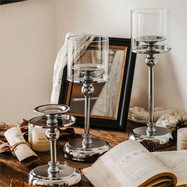 Portavelas de estilo escandi | Elegante detalle decorativo para el hogar