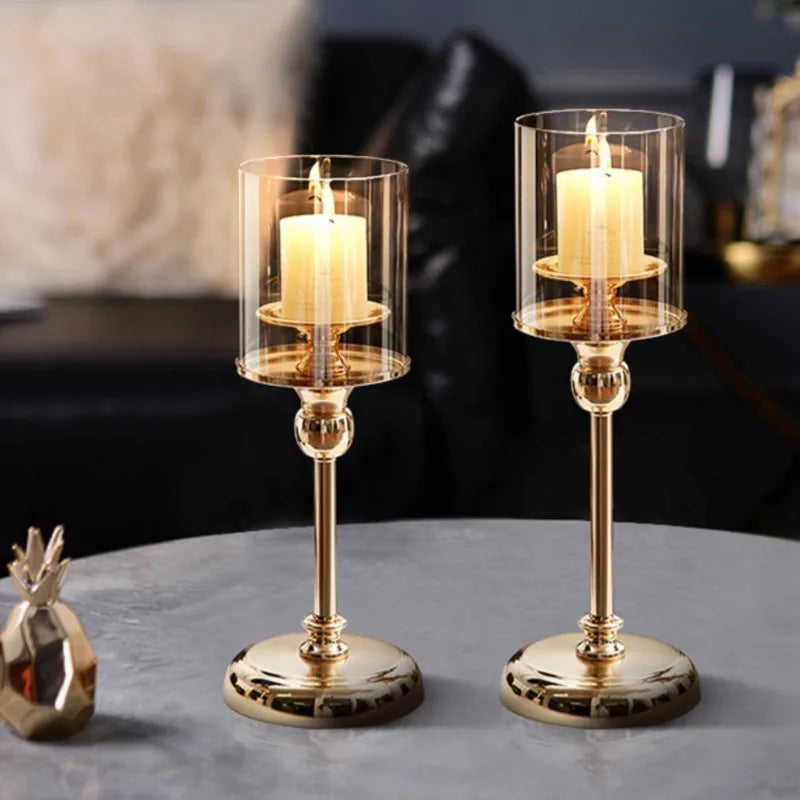 Portavelas de estilo escandi | Elegante detalle decorativo para el hogar
