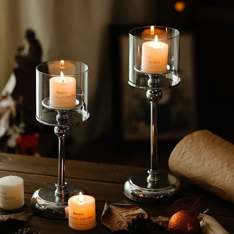 Portavelas de estilo escandi | Elegante detalle decorativo para el hogar