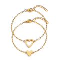 Pulsera Ajustable de Corazón a Conjunto para Parejas