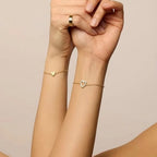 Pulsera Ajustable de Corazón a Conjunto para Parejas
