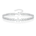 Pulsera Cubana con Inicial para Parejas
