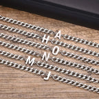 Pulsera Cubana con Inicial para Parejas