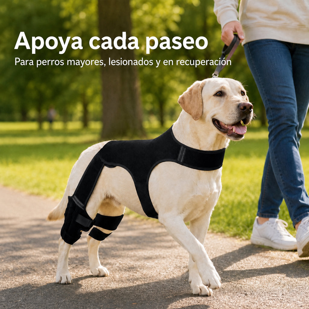RearGuard Dog Rear Leg Support Brace - Férula de soporte para patas traseras de perro antideslizante para estabilidad en