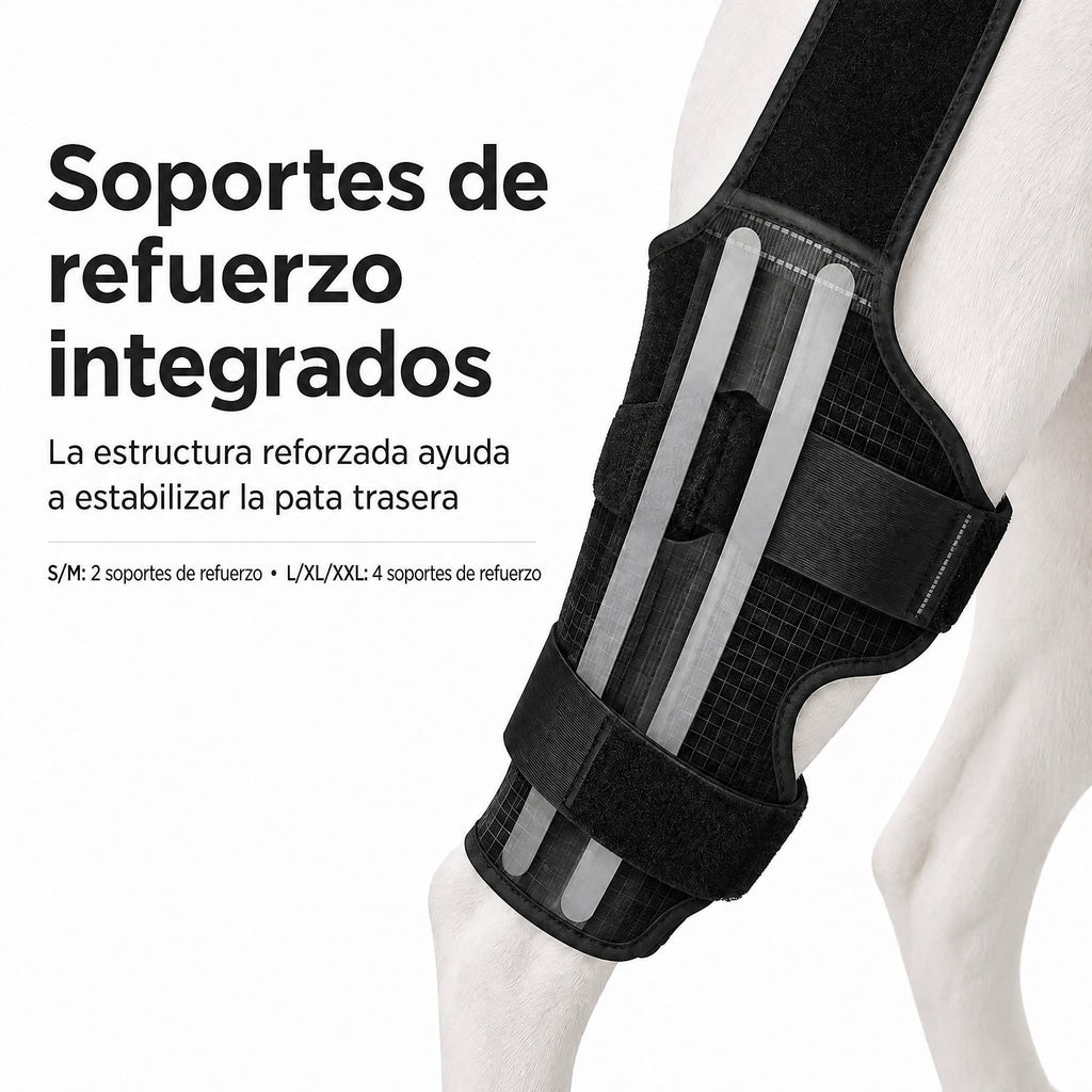RearGuard Dog Rear Leg Support Brace - Férula de soporte para patas traseras de perro antideslizante para estabilidad en