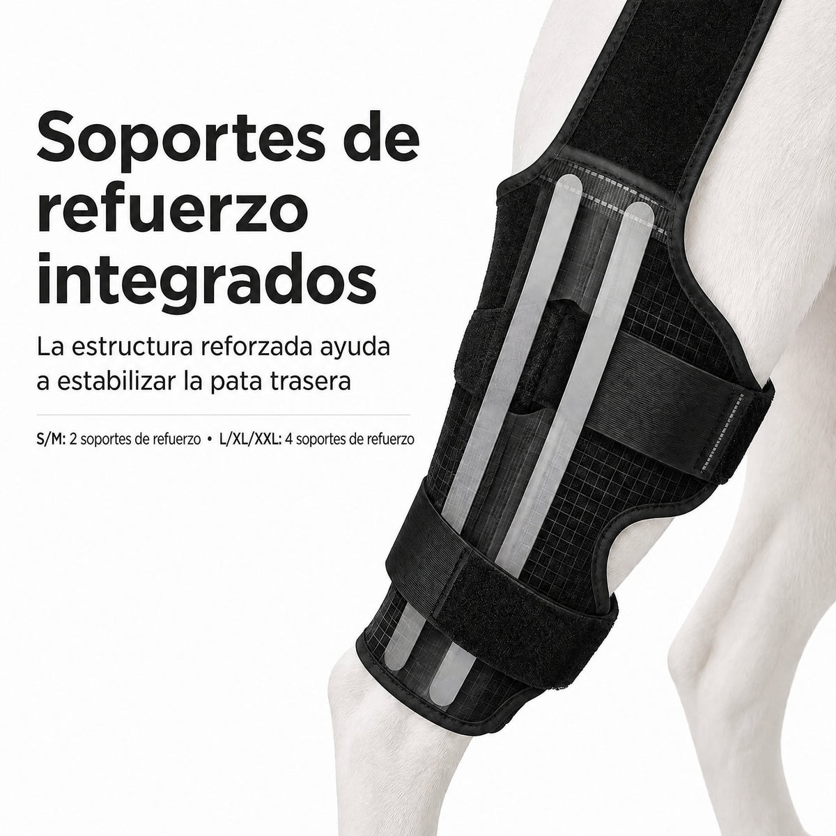 RearGuard Dog Rear Leg Support Brace - Férula de soporte para patas traseras de perro antideslizante para estabilidad en