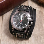 Reloj clásico con correa de cuero