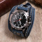 Reloj clásico con correa de cuero