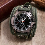 Reloj clásico con correa de cuero