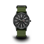 Reloj de campaña para hombre con esfera luminosa
