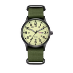 Reloj de campaña para hombre con esfera luminosa