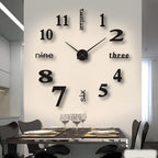 Reloj de pared moderno de gran tamaño