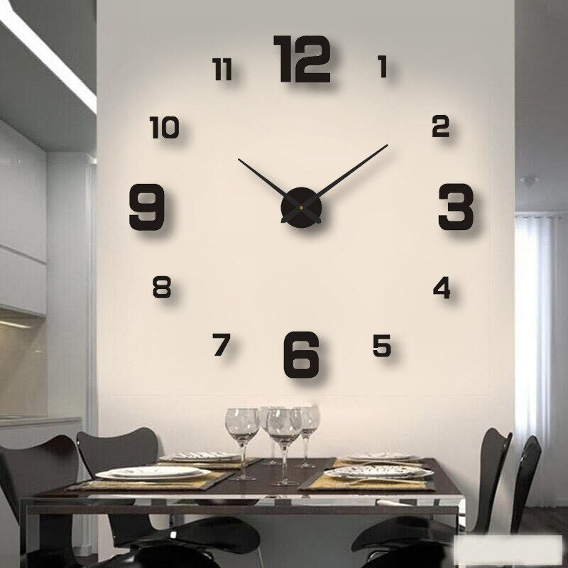Reloj de pared moderno de gran tamaño