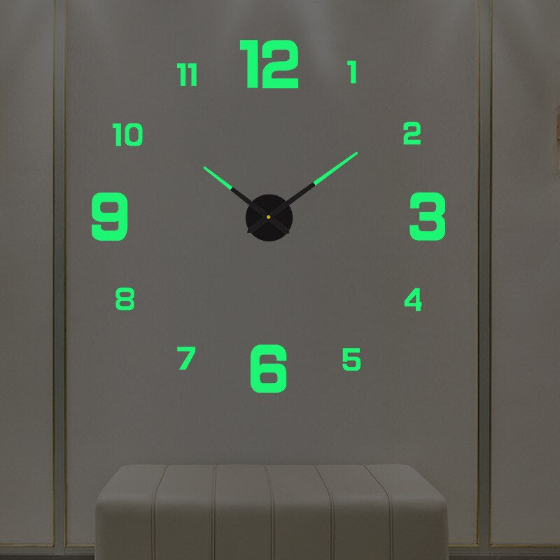Reloj de pared moderno de gran tamaño