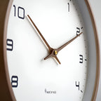 Reloj de pared nórdico | Diseño minimalista con marco de madera
