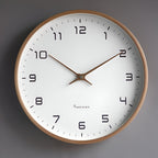 Reloj de pared nórdico | Diseño minimalista con marco de madera