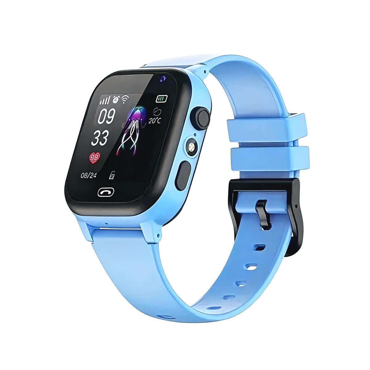 Reloj inteligente infantil con rastreador GPS impermeable 4G y cámara