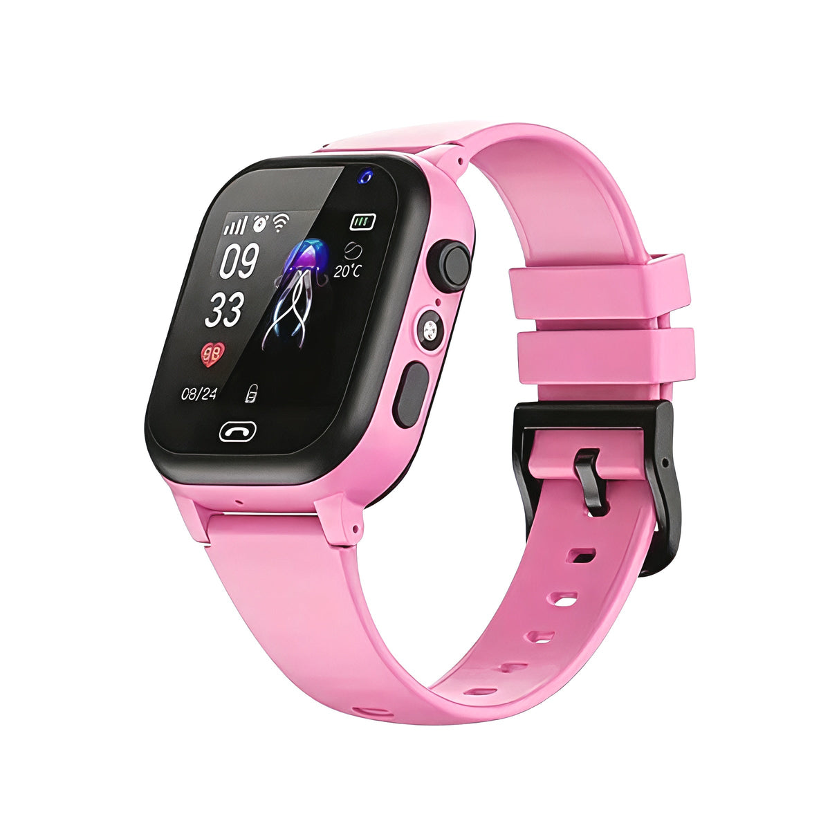 Reloj inteligente infantil con rastreador GPS impermeable 4G y cámara