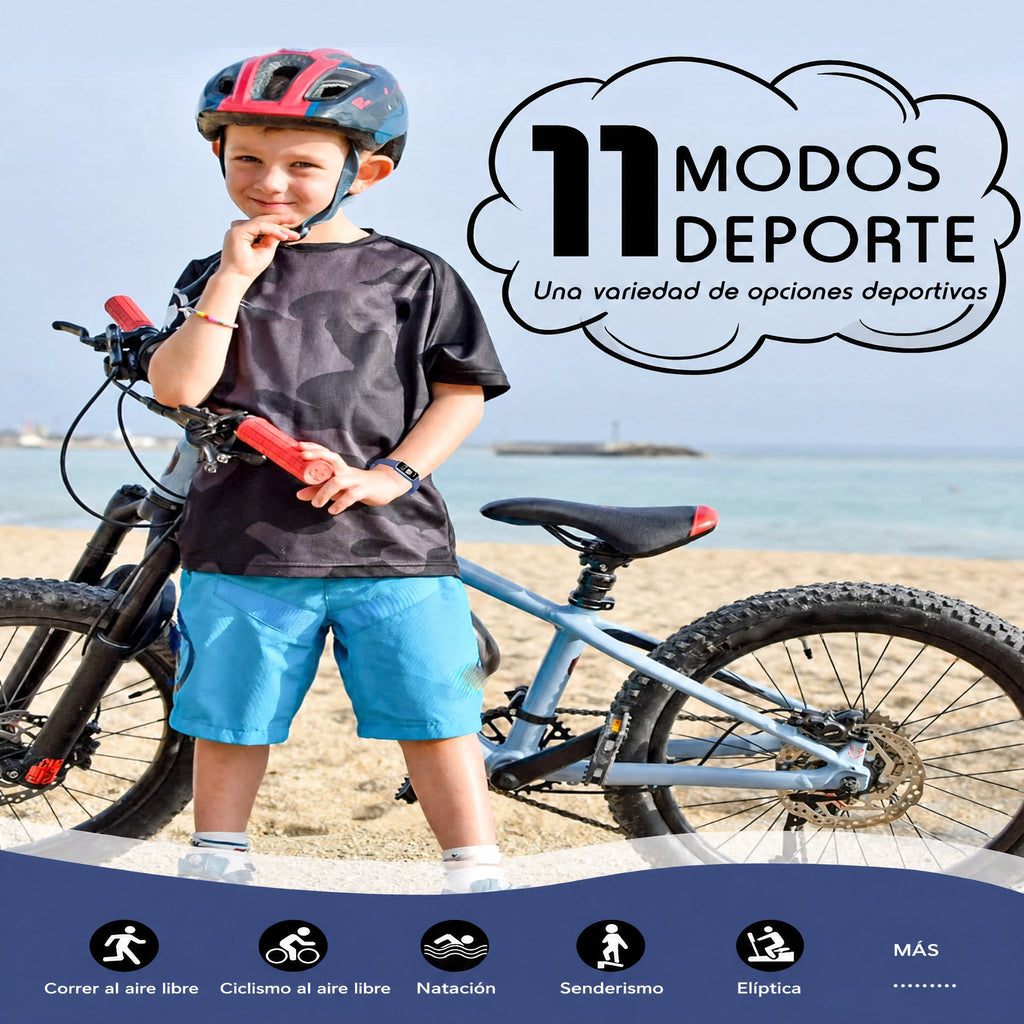 Reloj inteligente para niños con GPS, seguimiento de actividad y funciones de salud – Viona