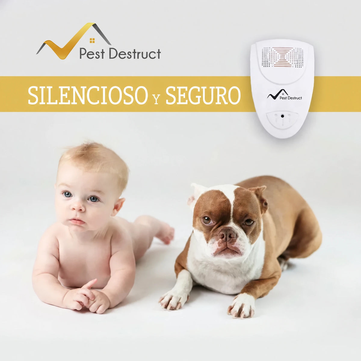 Repelente ultrasónico de chinches enchufable para un control de plagas seguro y eficaz
