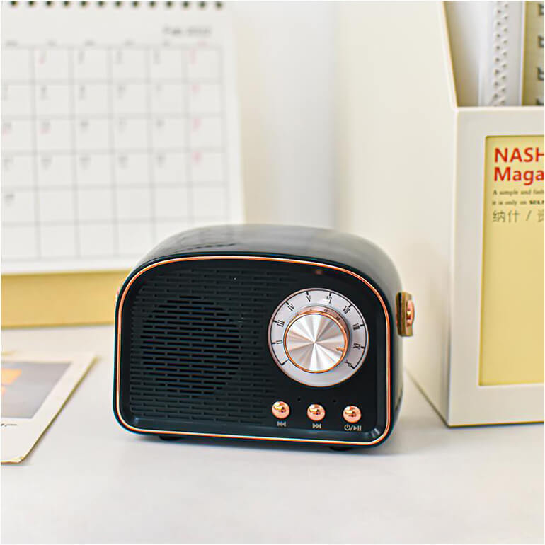 Altavoz Bluetooth de radio retro