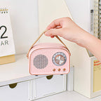 Altavoz Bluetooth portátil retro con radio FM