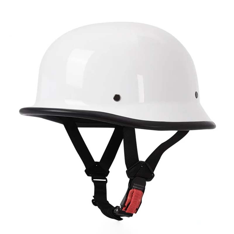 Casco jet vintage homologado ECE DOT para moto y scooter RidgeBolt