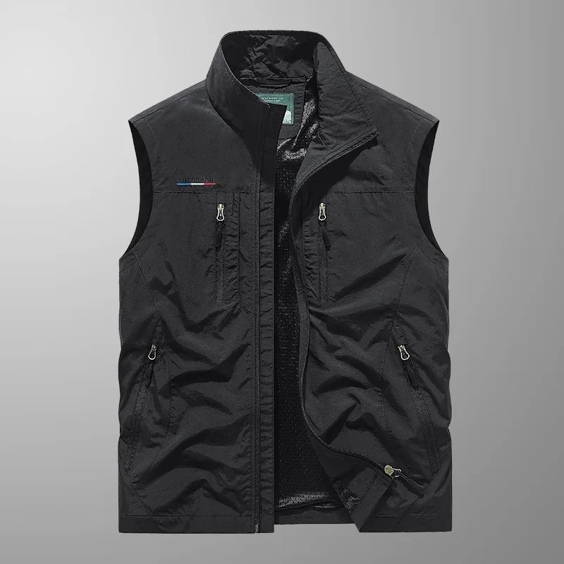 Ryan | Chaleco outdoor con cremallera completa para hombre