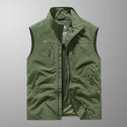 Ryan | Chaleco outdoor con cremallera completa para hombre