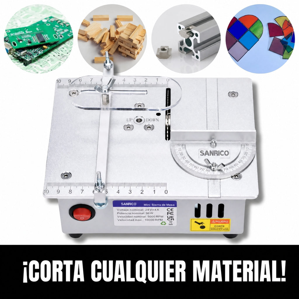 SANRICO MiniCutter Saw, perfecta para proyectos de bricolaje