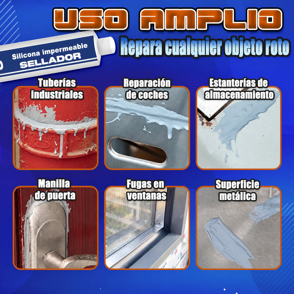 Sellador | Sellador de silicona impermeable | Resistente a la intemperie | SealPro