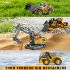 Set de construcción RC de 4 vehículos