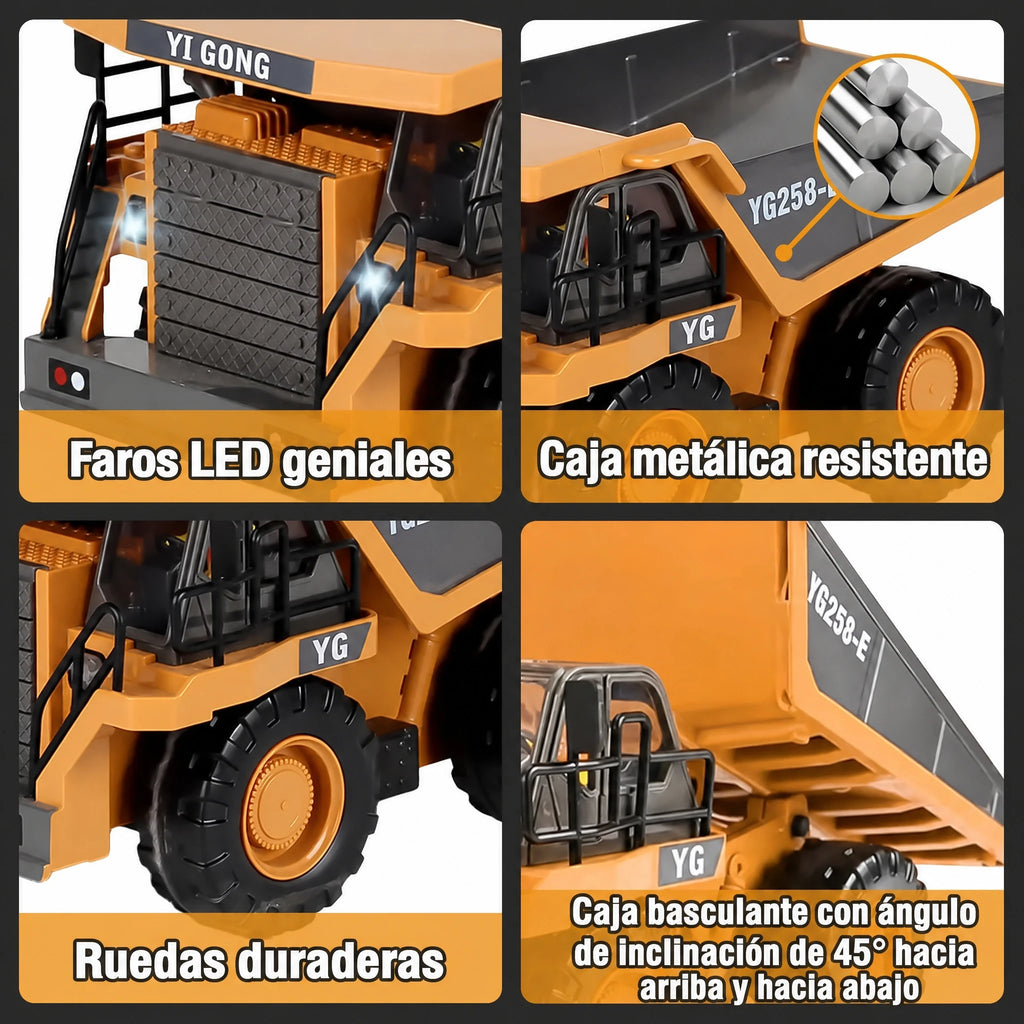 Set de construcción RC de 4 vehículos