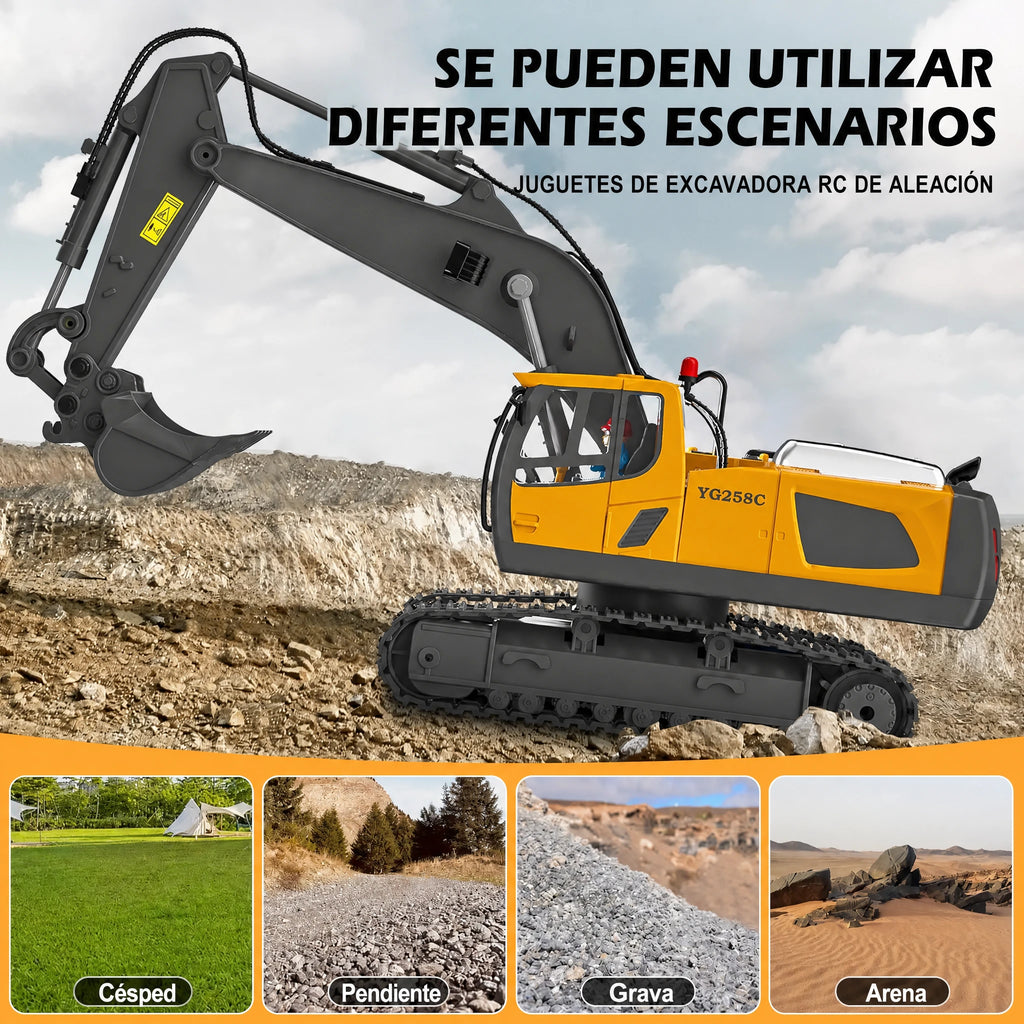 Set de construcción RC de 4 vehículos