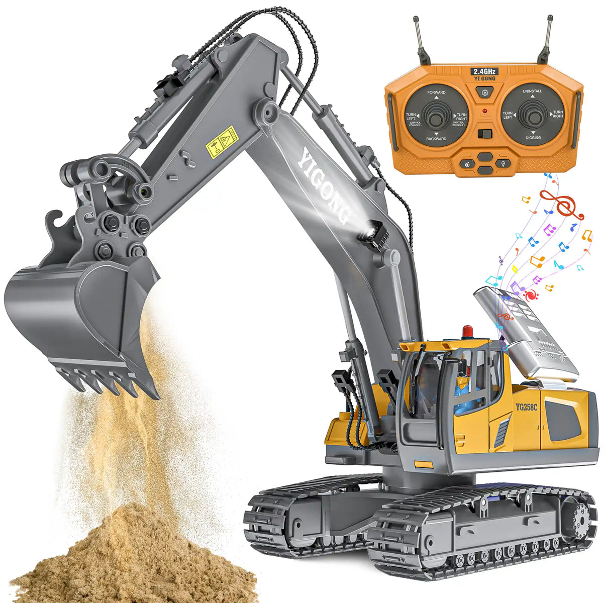 Set de construcción RC de 4 vehículos