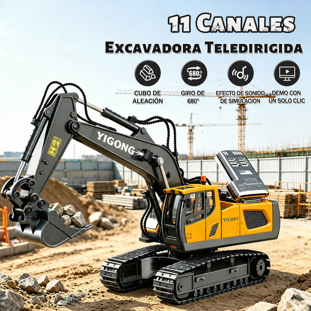 Set de construcción RC de 4 vehículos