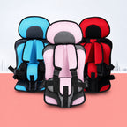 Silla de coche portátil con arnés de cinco puntos, 6 colores