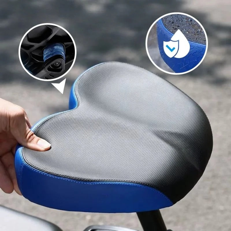 Sillín ancho para bicicletas