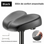 Sillín ancho para bicicletas