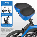 Sillín ancho para bicicletas