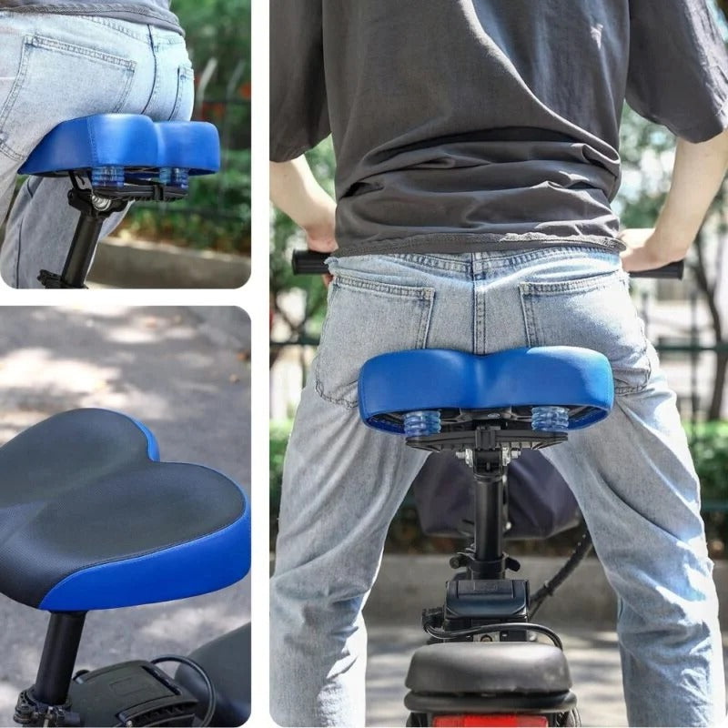 Sillín ancho para bicicletas