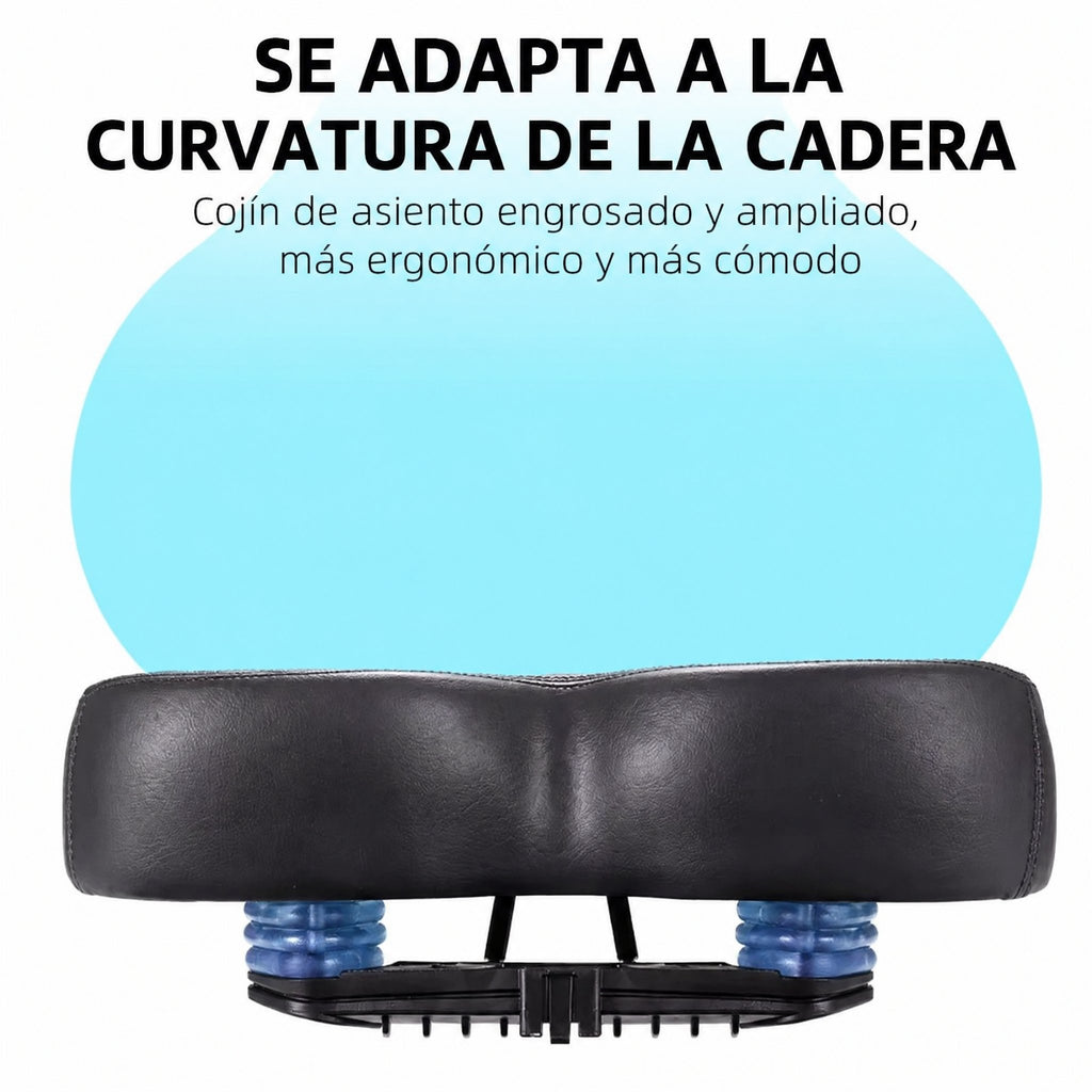 Sillín ancho para bicicletas