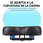 Sillín ancho para bicicletas