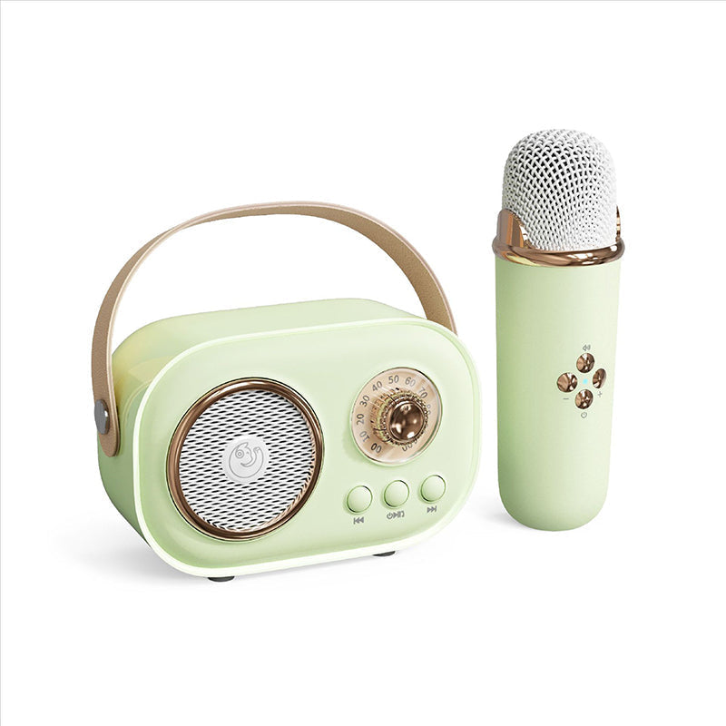 Altavoz Bluetooth portátil con micrófono inalámbrico