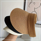 Sombrero de sol plegable para mujer con ala ancha – Ligero y con protección UV
