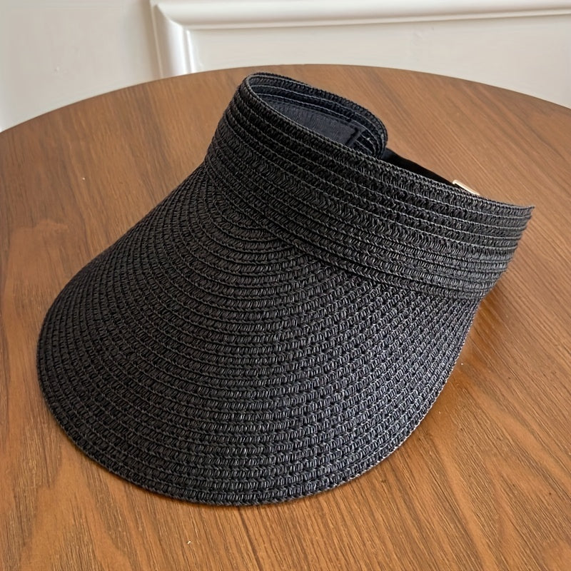 Sombrero de sol plegable para mujer con ala ancha – Ligero y con protección UV