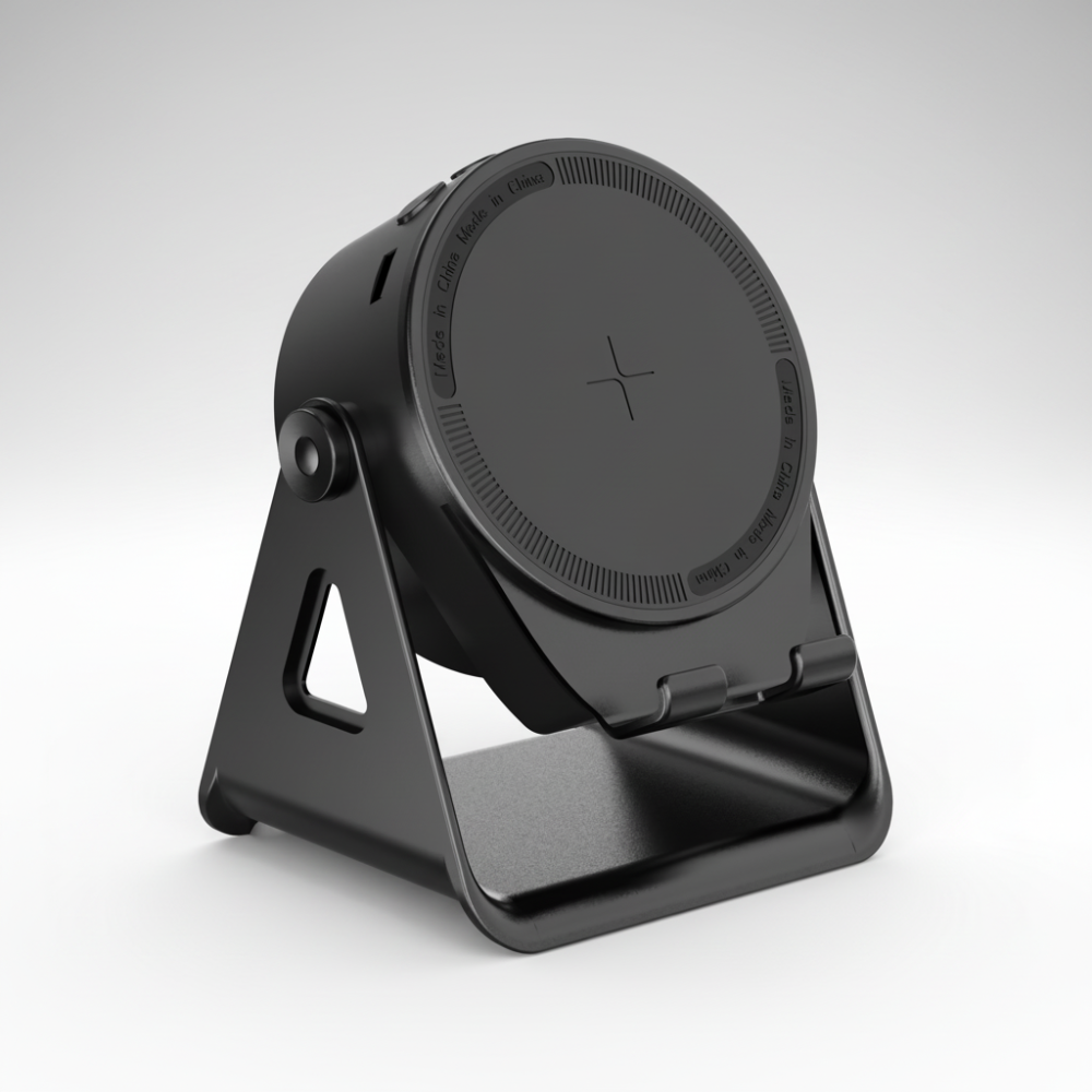 Soporte de móvil por inducción con altavoz Bluetooth y cargador inalámbrico