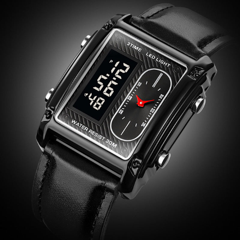 Oferta por tiempo limitado. Elegante reloj multifuncional impermeable para hombre.